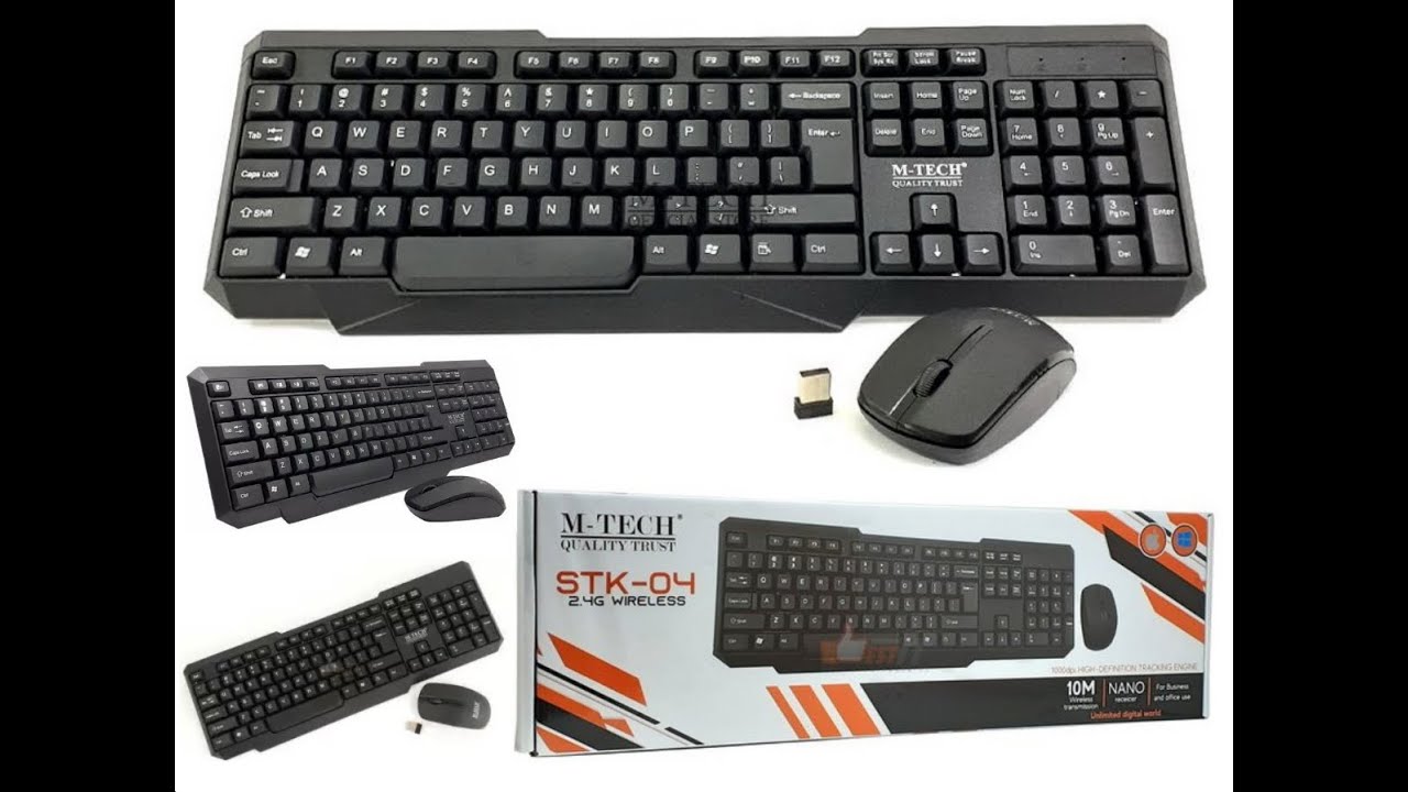 Unboxing M-Tech STK-04 2.4G Wireless Combo Keyboard and Mouse
