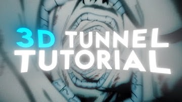 3D Tunnel Tutorial | Advanced AMV Transition | After Effects | MiddyAtif