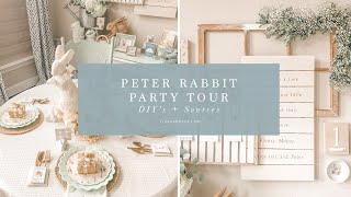 Peter Rabbit Birthday Party Decor Tour