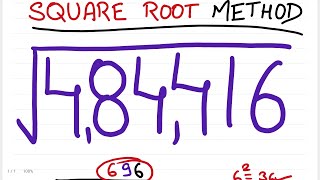 Square root of 484416 | √ 484416 | Square root by long division | square of 696 | easy explanation