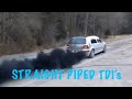 STRAIGHT PIPE TDI COMPILATION - popcorn limiter, launches