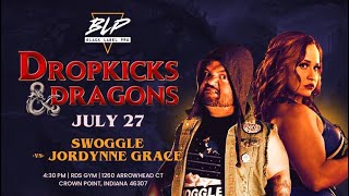 Swoggle versus Jordynne Grace Dropkicks Dragons FREE Match IWTV Live