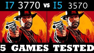 I7 3770 VS I5 3570 2020 Benchmark Comparison 5 Games Tested - YouTube