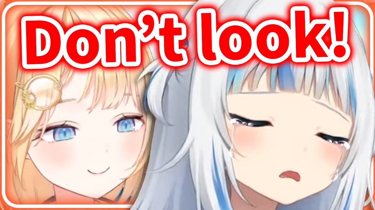 Gura Tried to Not to Cry in front of Ame 【HololiveEN】