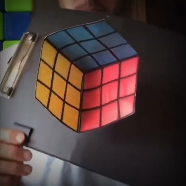 ILUSI OPTIK Rubik 3D Apa Yang Anda Lihat Dalam Video ini