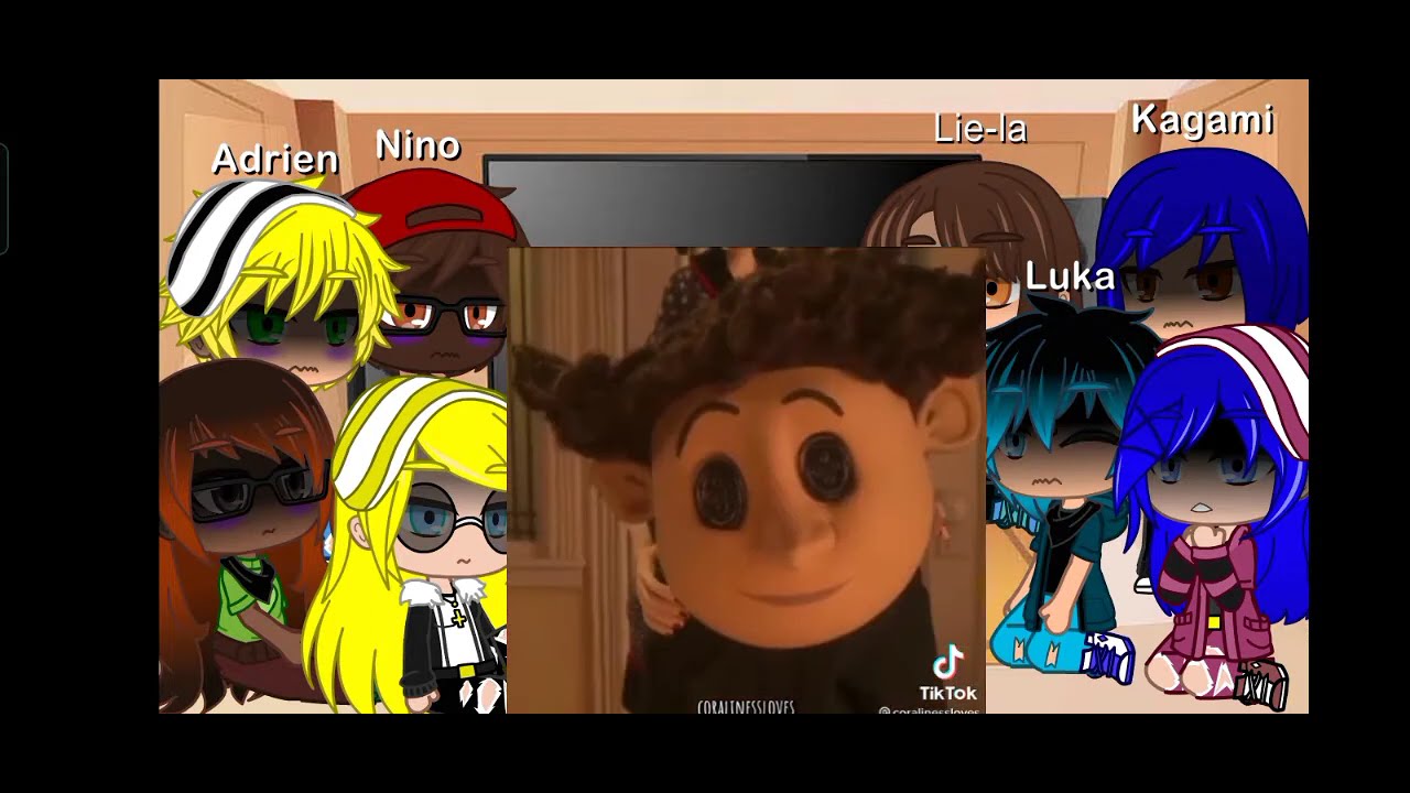 |MLB react to Marinettes past as Coraline|•Coraline x Waybe•