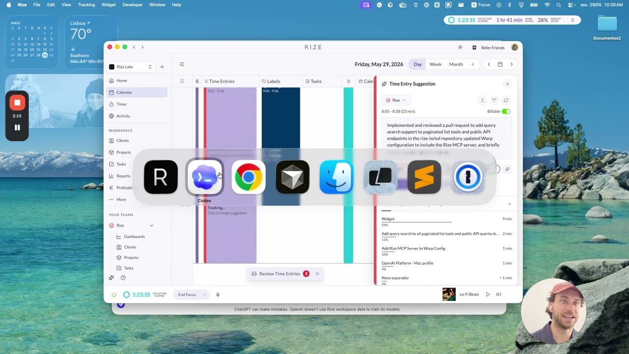 I Connected ChatGPT to My Rize Time Tracker