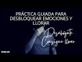 DESBLOQUEAR EMOCIONES y lograr LLORAR | Desbloquear el llanto | DESAHOGO EMOCIONAL | Práctica guiada