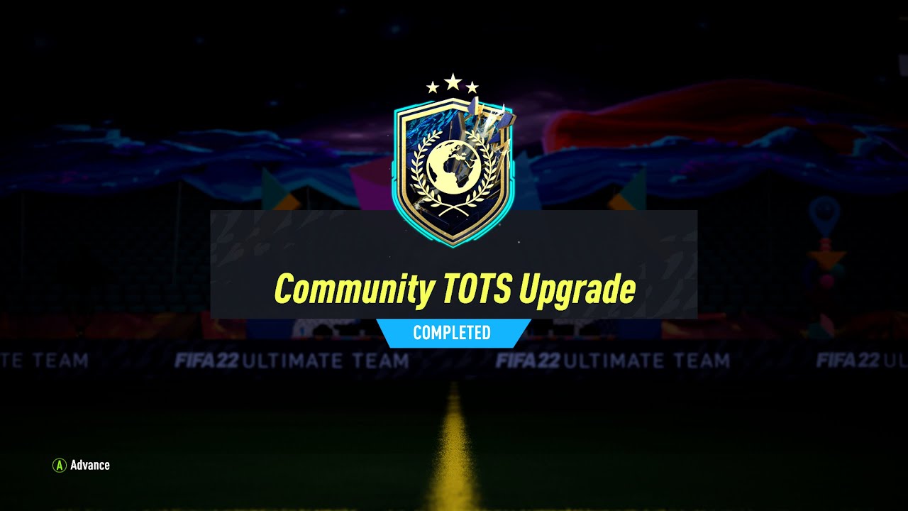 Fifa 22 community TOTS upgrade