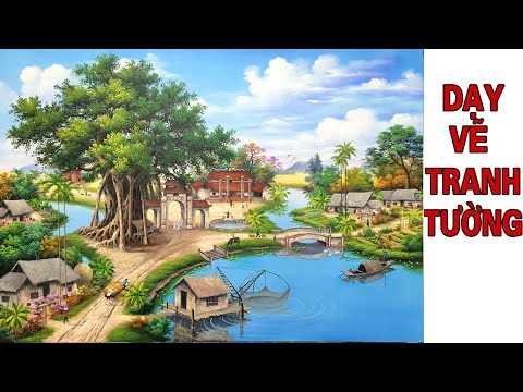 Video Học vẽ tranh tường tại Trung tâm Mỹ Thuật Việt, bài... - YouTube