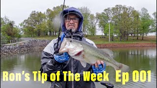 Spring Bass Fishing Kentucky Lake - Ron's Tip of The Week (Ep 001)