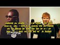 Burna Boy - For My Hand feat. Ed Sheeran ( lyrics )