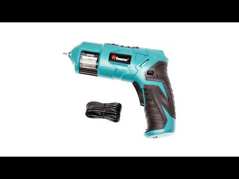Викрутка акумуляторна Domotec 3.6V Cordless Screwdriver + 6 бітів у комплекті компактний електрошурупокрут бездротовий портативний, видео 1