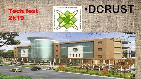 Tech fest dcrust 2019