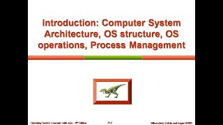 Module1: Introduction- Computer System architecture; OS structure; OS operations; Process management