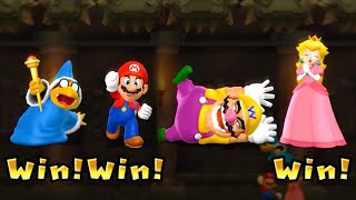 Mario Party 9 - Kamek Vs Mario Vs Wario Vs Peach Master Difficulty| Cartoons Mee