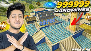 10 Million Landmines In One Match 1 vs 40 Only Landmine Challenge - Free Fire