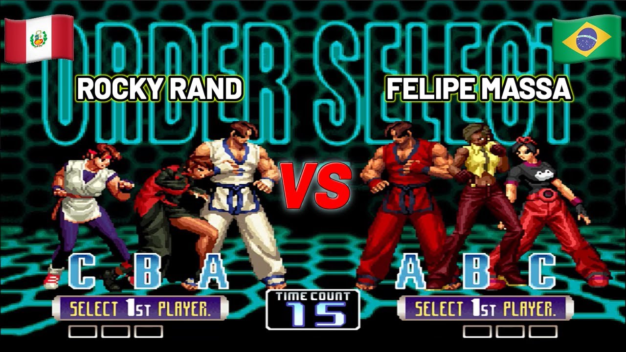 ROCKY RAND vs FELIPE MASSA TOP MATCH KOF 2002 - YouTube