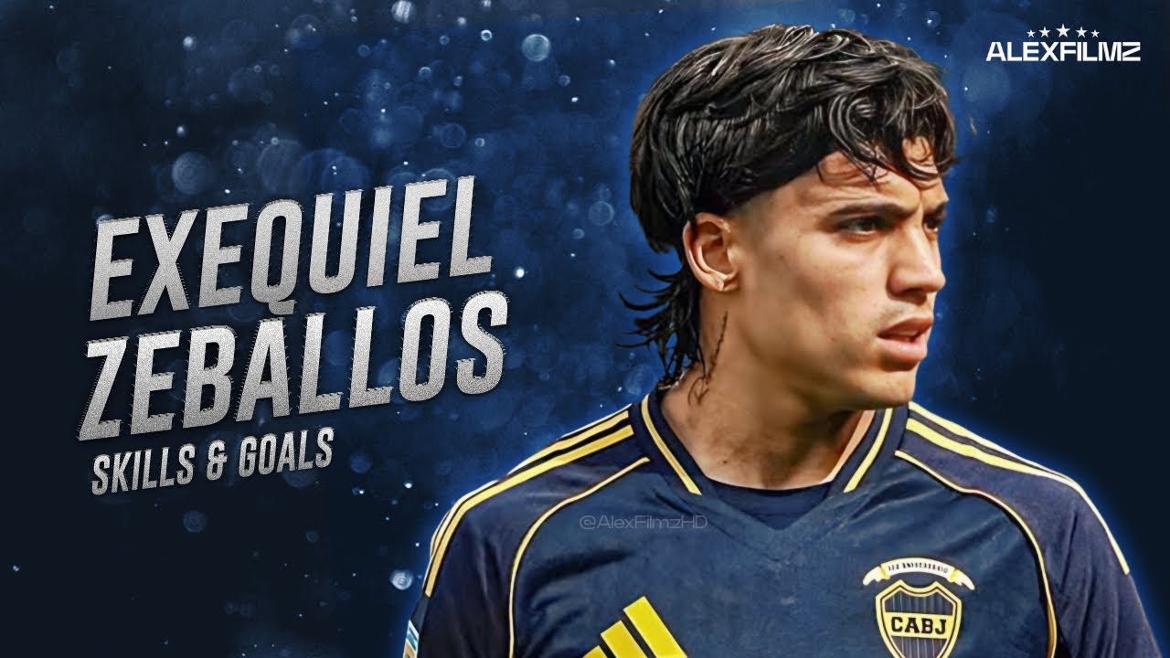 Exequiel Zeballos - Boca Juniors | Skills & Goals 2025 - HD