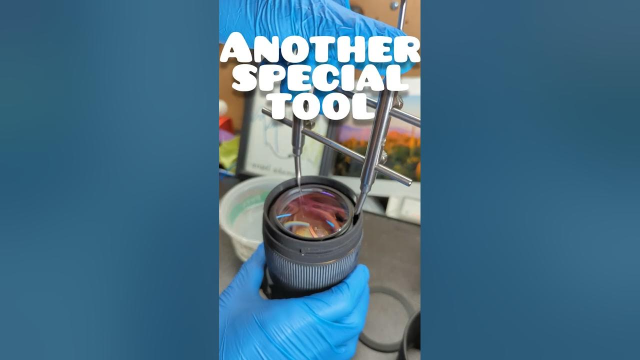 Cleaning fungus from camera lens YouTube