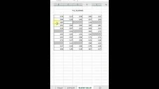 Excel Blank Cells Fill Trick in 10 Seconds! 🚀