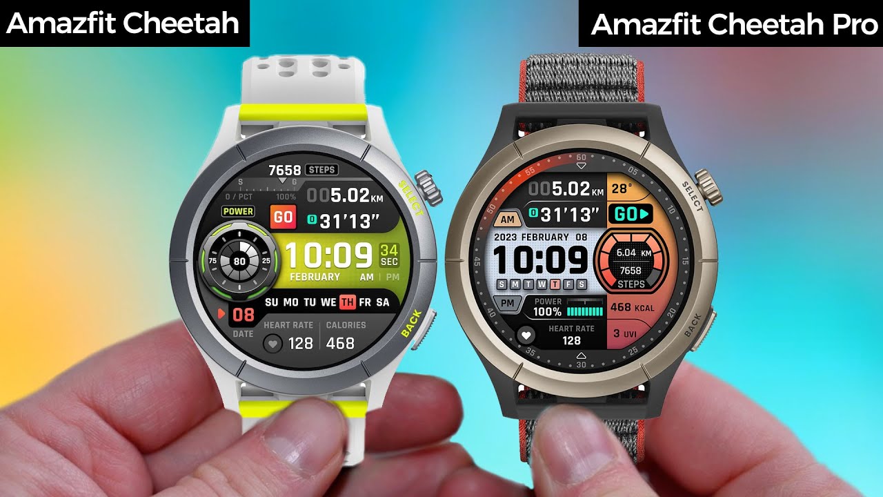 Amazfit Cheetah Vs Amazfit Cheetah Pro - YouTube