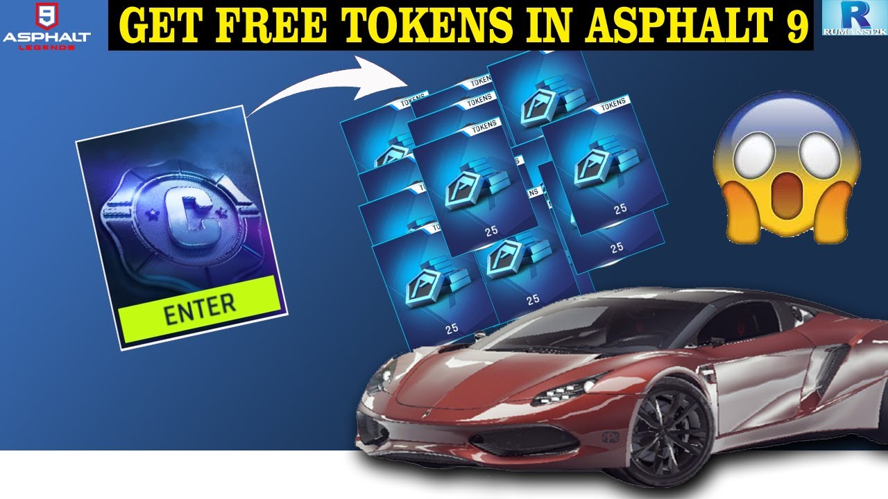 1000 FREE TOKENS  Asphalt 9 Legends 