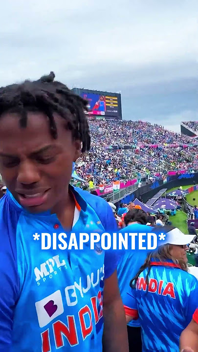 IShowSpeed At India vs Pakistan Cricket Match! 💔😭#viratkohli #indvspak