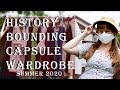 Historybounding capsule wardrobe - Summer 2020