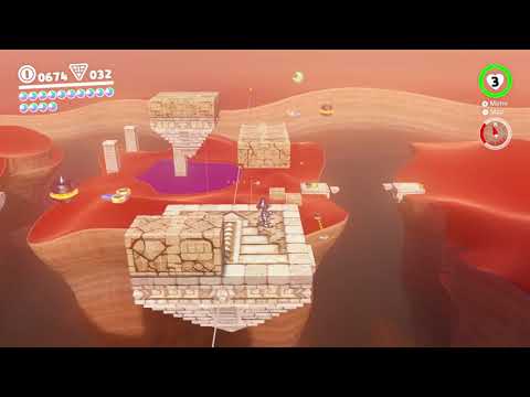 Vídeo: Super Mario Odyssey - Luta Contra O Chefe Da Nimbus Arena, Locais Da Power Moon Do Reino Das Nuvens