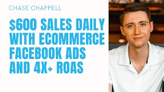 Facebook Ads 4X+ ROAS & $600 Sales Daily for eCommerce