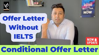 Conditional Offer Letter Without IELTS | September 2024 Intake | Conestoga College & Georgian @ilac