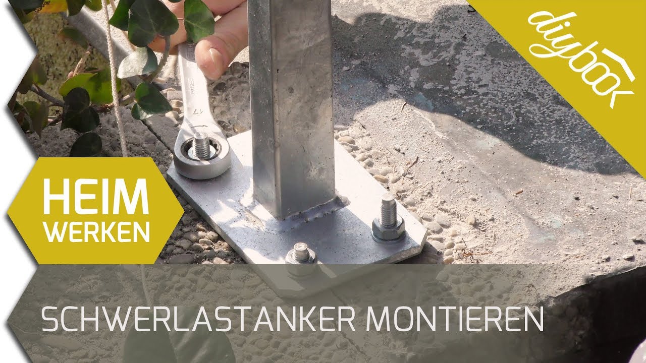 Update Schwerlastanker montieren