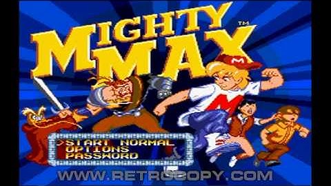 The Adventures of Mighty Max (Sega Genesis / Mega Drive) Intro