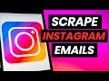 Scrape Instagram Business Email Addresses | Free Method