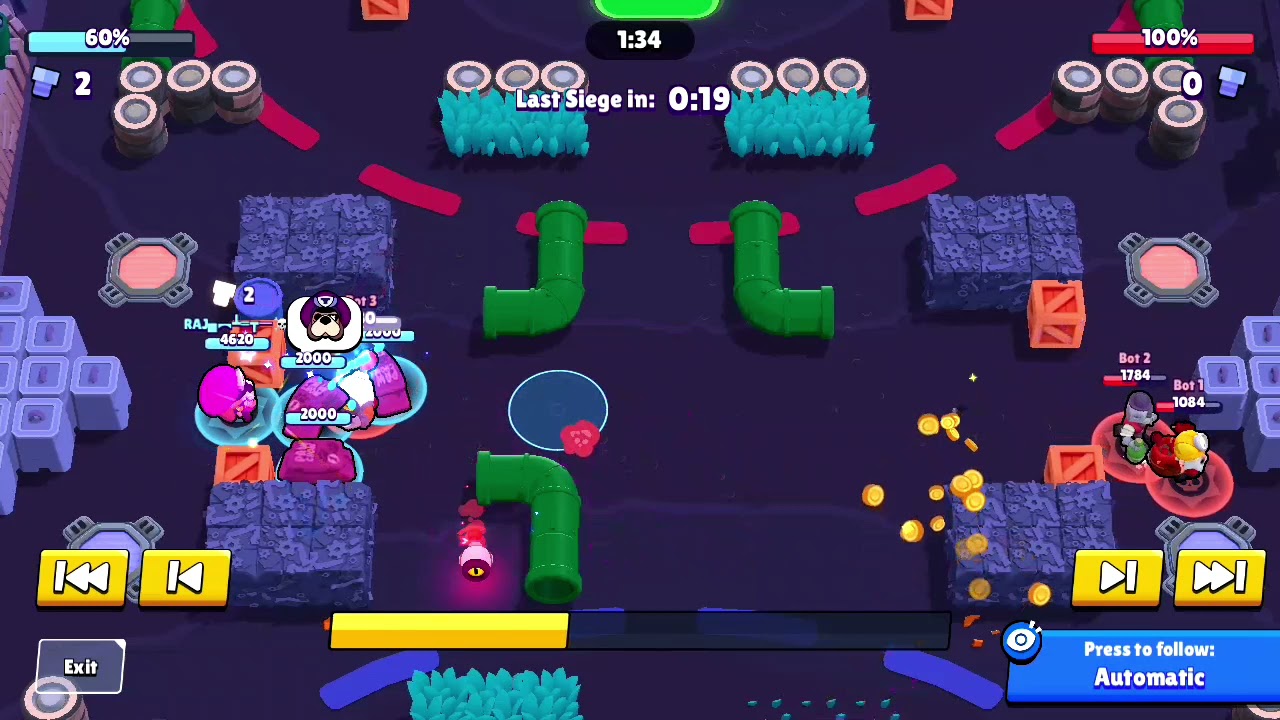 NANI GLITCH | BRAWL STAR'S| Angry Brawler bs