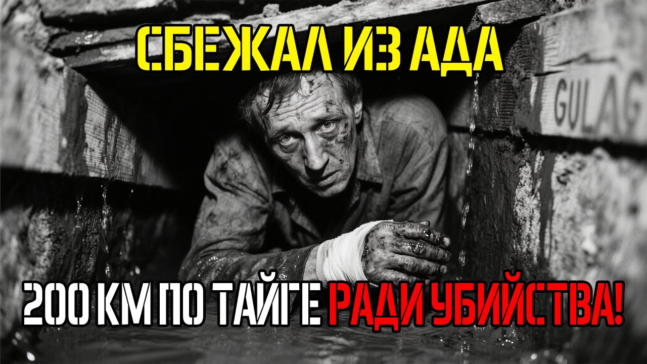 200 КМ АДА: Как инженер сбежал из СЕВЕРЛАГА и отомстил 5 палачам!