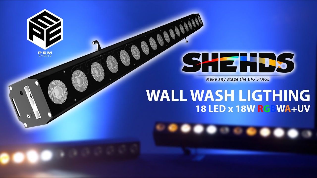 SHEHDS 18x18W LED PAR Lights, RGBWA+UV 6-in-1, 23-49 | Ubuy