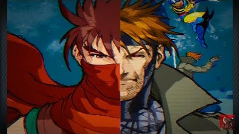 Gambit/Strider Hiryu Arcade Marvel Vs Capcom expert mode CRT 1080p 60fps PS3