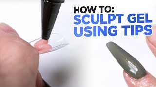 Using Full Cover Tips to Sculpt Gel Nails