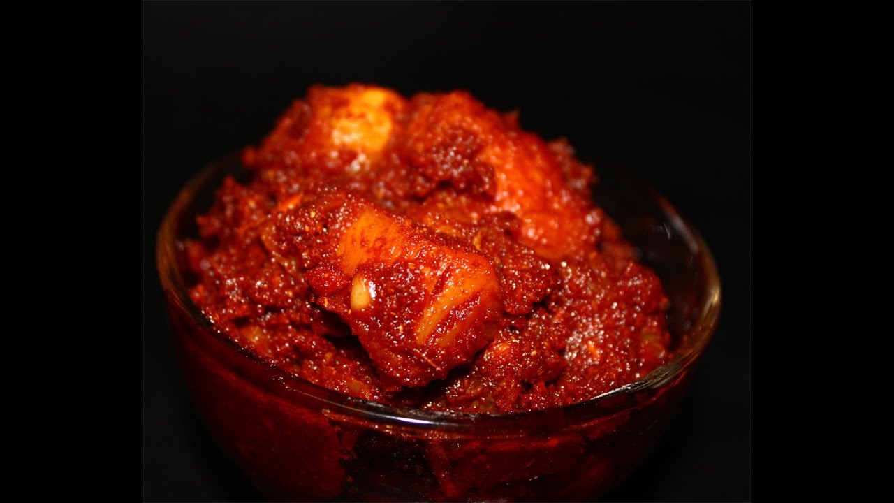 Chicken pickleAndhra style chicken pickle YouTube