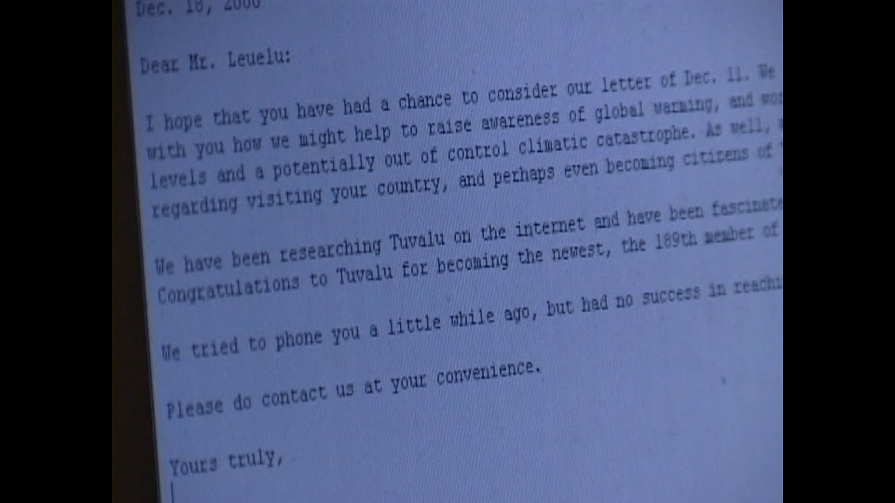 Seeking Refuge in Tuvalu | Tooker Tapes v.4