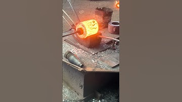 Inside the factory Satisfying Forging: Every Spark Is a Stress Release #process #machine #forging