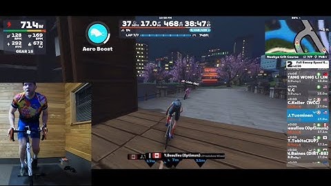 Zwift Race: Fell Swoop Speed Series (A) on Neokyo Crit Course in Makuri Islands