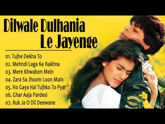 Dilwale Dulhania Le Jayenge Movie All Songs   Shahrukh Khan   Kajol class=