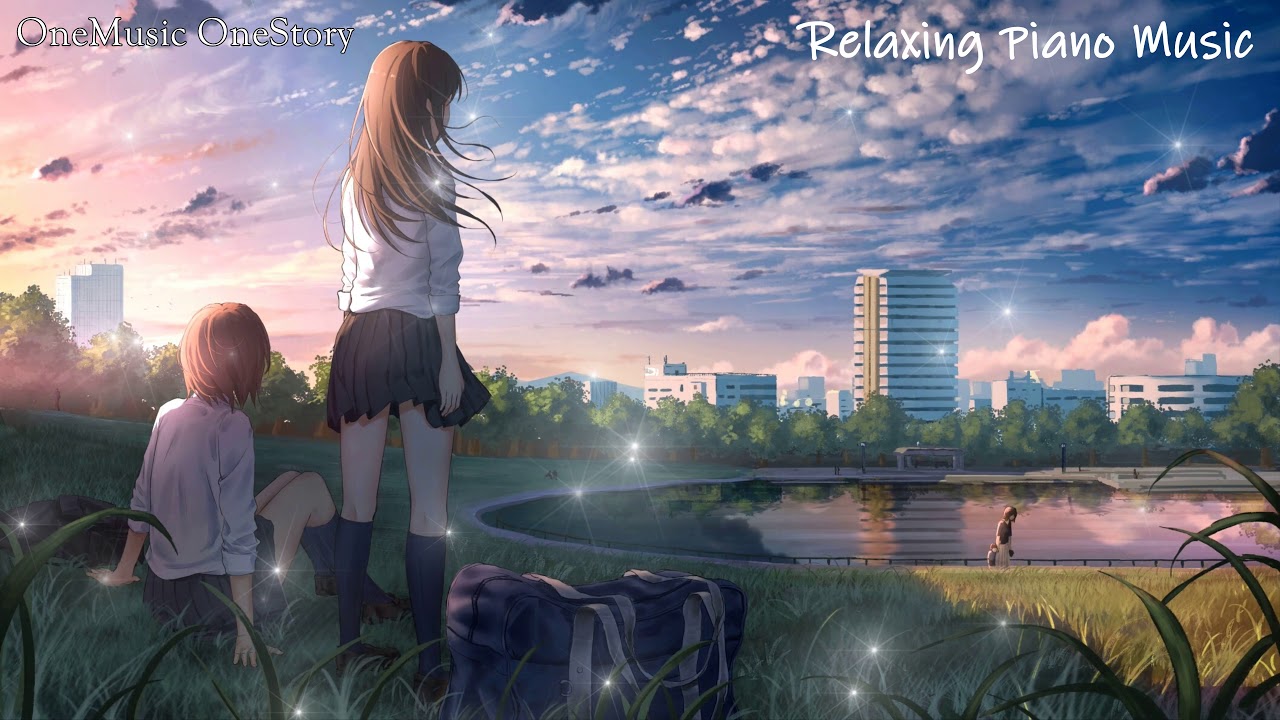 Relaxing Piano Music 1 Hour For Soothing Relaxation Peace Bgm Work S Anime Scenery Scenery Wallpaper Anime Background