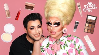 Kiki with MannyMUA (trying out new makeup from Rare Beauty, Lunar Beauty, and More!)