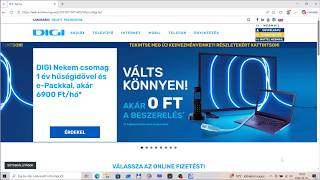 exDIGI Kft. weblap