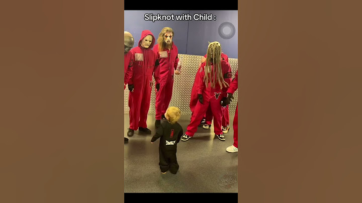 🤡 Slipknot with Child - Heartwarming Metal Moments 🖤