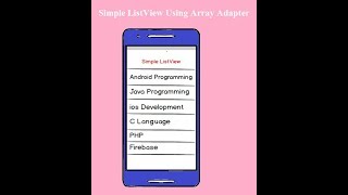 How to make ListView in android||ListView in Android Studio||Android ListView Example